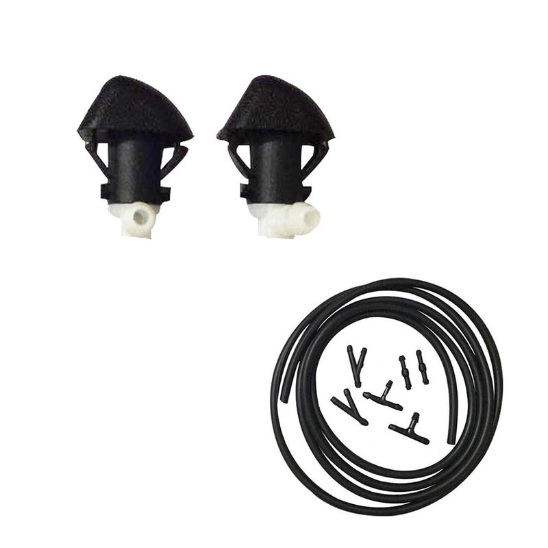 ZHPTAM ZHParty Front Windshield Washer Fluid Hose (7Ft Long) with Connector & Hood Nozzle Sprayer kit for 2009â€“15 Honda Pilot, 2011â€“14 Honda Odysseyâ€“Replaces OEM # 76810-SZA-A01ZA, 76810-TK8-A01 - Image 1